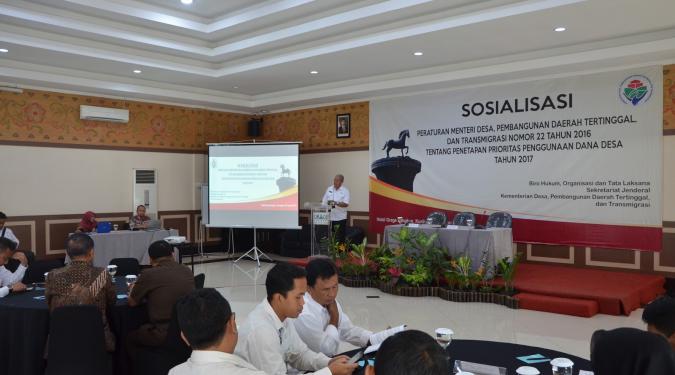 Pemerintah Pusat Sosialisasikan Penggunaan Dana Desa