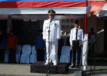 Upacara Peringatan HUT RI Ke-79 Kecamatan Garawangi