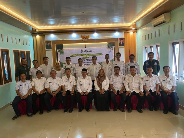 Evaluasi dan Verifikasi RAPBDes Kecamatan Garawangi Tahun 2024